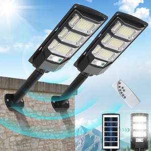 Farola Solar LED para Exteriores de Alta Luminosidad 6000K, Impermeable IP65, para Carreteras, del Anochecer al Amanecer, 800W/1000W/1200W - Product Image 1