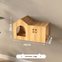 Étagères murales en bois PAIPET pour chat avec hamac, mobilier d'escalade pour chat d'intérieur écologique, vente en gros OEM