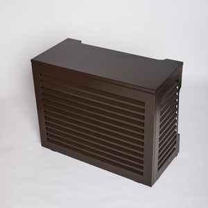 Cache-climatiseur extérieur en aluminium sur mesure, design personnalisé, pour climatiseur et pompe à chaleur - Product Image 2