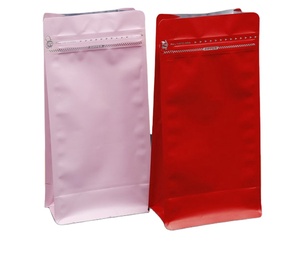 Bolsas de café tostadas con cierre hermético, color negro, con acabado mate, 250g, de China, <span class=keywords><strong>embalaje</strong></span> <span class=keywords><strong>flexible</strong></span> - Product Image 1