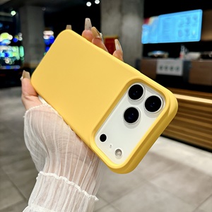 Funda de Silicona Líquida para iPhone 17 16 15 14 Pro Max, Carcasa Antigolpes de Color Caramelo, Suave al Tacto, con Logotipo Personalizado - Product Image 2