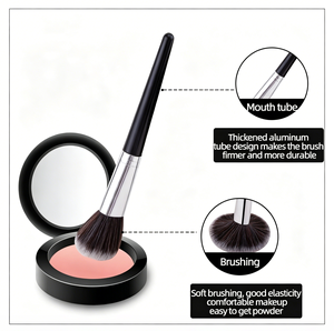 Bestselling Face Makeup Brush Set Synthetic Fibre Portable Beauty Tool Set with Concealer Wholesale GZ RTS Bulk Mixed Order - Product Image 2