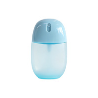 Flacon pulvérisateur en plastique en forme de capsule 30ml 50ml, design à pression, teinte personnalisée, facile à transporter