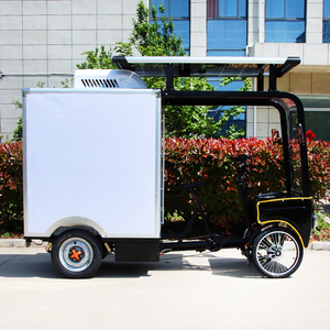 Nouveau Vélo de Livraison Quadricycle à Quatre Roues, Vélo Cargo <span class=keywords><strong>Électrique</strong></span>, Mini Fourgonnette, Vélo Camion à 4 Roues, Vélo <span class=keywords><strong>Électrique</strong></span> de Fret avec Caisse - Product Image 4