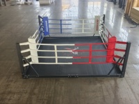 Ring de boxe pliable à montage rapide, autoportant, mobile, pliable, portable, pour le kickboxing
