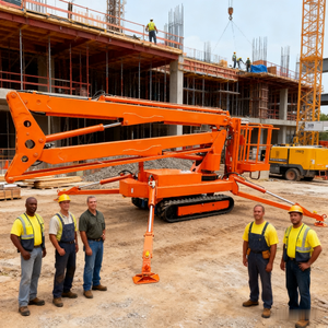 Plataformas de trabajo aéreo autopropulsadas a gran altitud Nuevos camiones diésel para manipulador de elevación de maquinaria de Material de construcción - Product Image 4