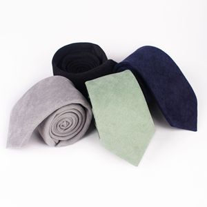 Solid Color 6cm Width <strong>Tie</strong> <strong>Sage</strong> <strong>Green</strong> Caramel Colour Slim Cotton Neckties for Wedding <strong>Tie</strong> Neck <strong>Ties</strong> for Men - Product Image 2