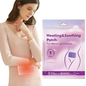 Patch chauffant avec logo personnalisé, coussin chauffant menstruel, patch chauffant, patch naturel pour les crampes menstruelles - Product Image 1