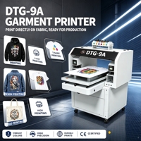 Nouvelle imprimante combinée DTG/DTF 2-en-1 entièrement automatique à double mode pour matériaux souples (Flex Egg) – Machine de transfert direct sur vêtement/film