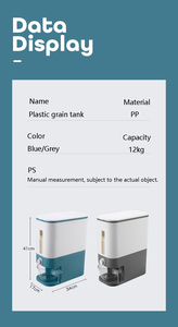 QM KiMin Hộp Đựng Thực Phẩm Khô Bán Chạy Nhất Có Nắp Bộ Phận Đựng Thức Ăn Nhà Bếp Bằng Nhựa Trong Suốt Cao - Product Image 4