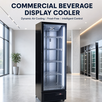 Réfrigérateur vertical personnalisé OEM, vitrine de congélation verticale, réfrigérateur commercial avec 1/2/3 portes vitrées