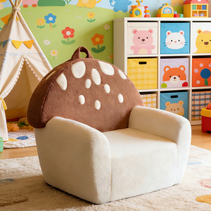 Sofá <span class=keywords><strong>Infantil</strong></span> Moderno, Desmontable y Lavable, de Terciopelo con Esponja de Alta Densidad, para Dormitorio, Sala de Estar o Jardín de Niños - Product Image 2