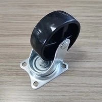 CMCL Roulettes d'usine 3 pouces Polypropylène PP Roulette Trou de roue Taille 55x42mm Roulette pivotante