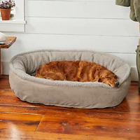 Lit pour chien et chat en mousse à mémoire de forme haute densité, sur mesure, housse amovible imperméable, design tendance, emballage carton, OEM/ODM