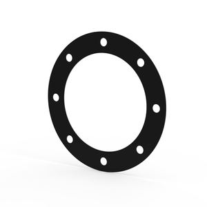 Guarnizione Flangiata DN 125 in Gomma Nitrilica NBR PTFE con 8 Fori per Applicazioni su Macchinari e Rimorchi - Product Image 3