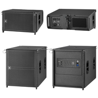 CVR Professional Système de caisson de basses Line Array de 18 pouces