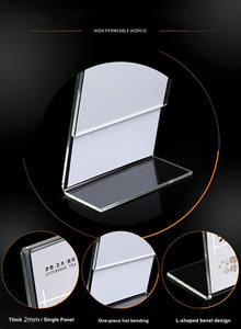 ที่ใส่เมนูโปสเตอร์ทำจากอะคริลิคแบบ A5มีขาตั้งสำหรับแสดงใบปลิวแบบเอนเอียง - Product Image 4