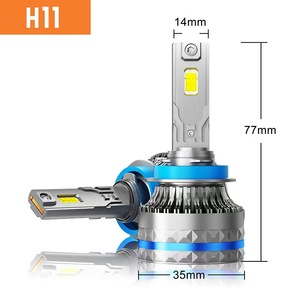 EURS New C10 Auto Headlamp <strong>Bulbs</strong> 120W High-Power <strong>12V</strong> H4 <strong>LED</strong> for Cars CSP 12SMD <strong>LED</strong> H7 H11 6000K Color Temperature COB <strong>LED</strong> Chip - Product Image 2