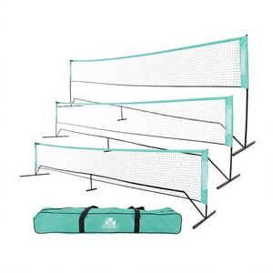 Filet de badminton portable, filet en maille pour l'extérieur avec sac de transport, 5,0 kg, design pliable léger pour utilisation en extérieur - Product Image 1