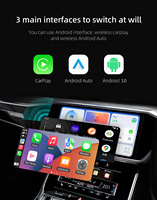 R811 Smart AI Box Carplay avec 4Gb + 64Gb LTE GPS sans fil Carplay & Android 13 Auto Adaptateur Plug & Play Multimédia Car Streaming Box