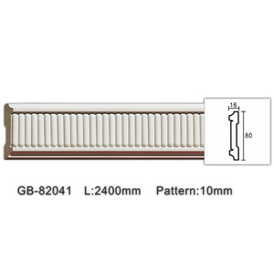 Hot Selling Modern Minimalist Rot Proof Polyurethane Fluted <strong>Flexible</strong> <strong>Moulding</strong> for Wall and Exterior Decoration - Product Image 6