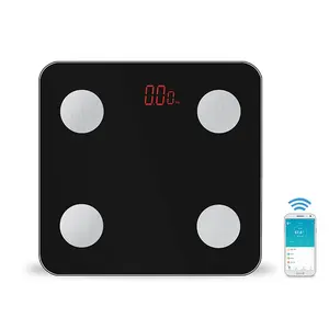 Balança pessoal 180kg 396lb, banheiro inteligente azul, balança de peso corporal