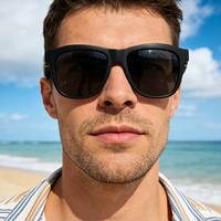 Lunettes intelligentes avec haut-parleur Bluetooth et fonction Micro OEM ODM, lunettes de soleil intelligentes sans fil avec audio et qualité sonore supérieure GS11
