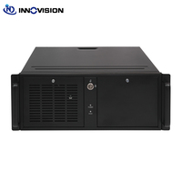 Boîtier d'ordinateur industriel en rack 4U de haute qualité 1.2mm Support Atx Board 3 5.25 CD-Rom Bay ATX Mini PSU redondant 4U IPC IPC470B