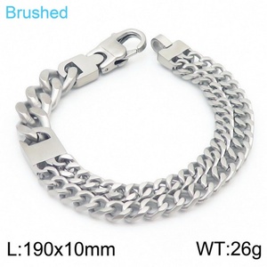 2024 New Wholesale Custom Fashion Stainless Steel Chain Jewelry Bracelets <b>for</b> <b>Men</b> - Product Image 4