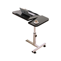 Bureau d'école en forme de U à hauteur réglable bureau d'ordinateur portable réglable table de chevet