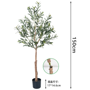 6FT Artificielle <span class=keywords><strong>Olivier</strong></span> Intérieur Grand Faux Oliviers Grand Faux <span class=keywords><strong>Olivier</strong></span> Soie Arbre Réaliste Plants Oliviers avec Branches - Product Image 6