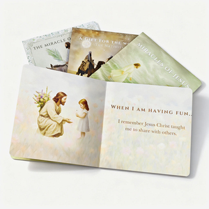 Dịch vụ in sách bìa cứng dày, in theo yêu cầu, bộ sách tranh thiếu nhi về câu chuyện Chúa Kitô, in theo yêu cầu - Product Image 1