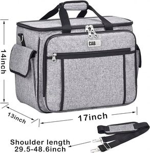 Free Sample Travel <b>Sewing</b> Machine and Accessories <b>Case</b> <b>Sewing</b> Machine Carrying Bag with Removable Padding Pad - Product Image 2