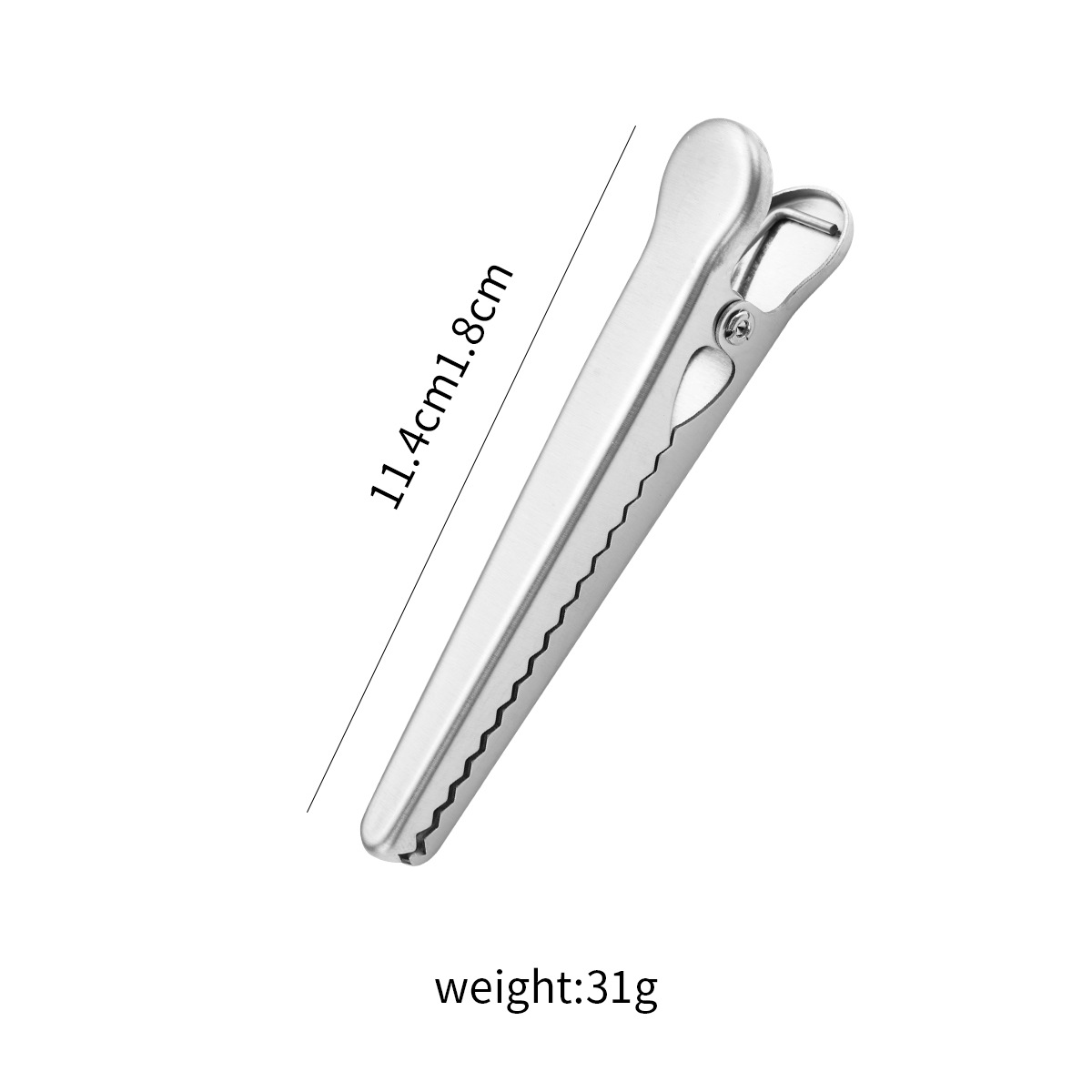 Silver sealing clip