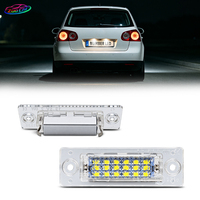 Éclairage de plaque d'immatriculation LED 2 pièces, nouveau, 5W, lampe de remplacement pour Volkswagen, pour OEM 3B5943021E 12V
