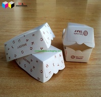 Plateau de service alimentaire en papier jetable personnalisé Snack Frites Poulet Salade Carton Emporter Nourriture Bateau ShapeTray