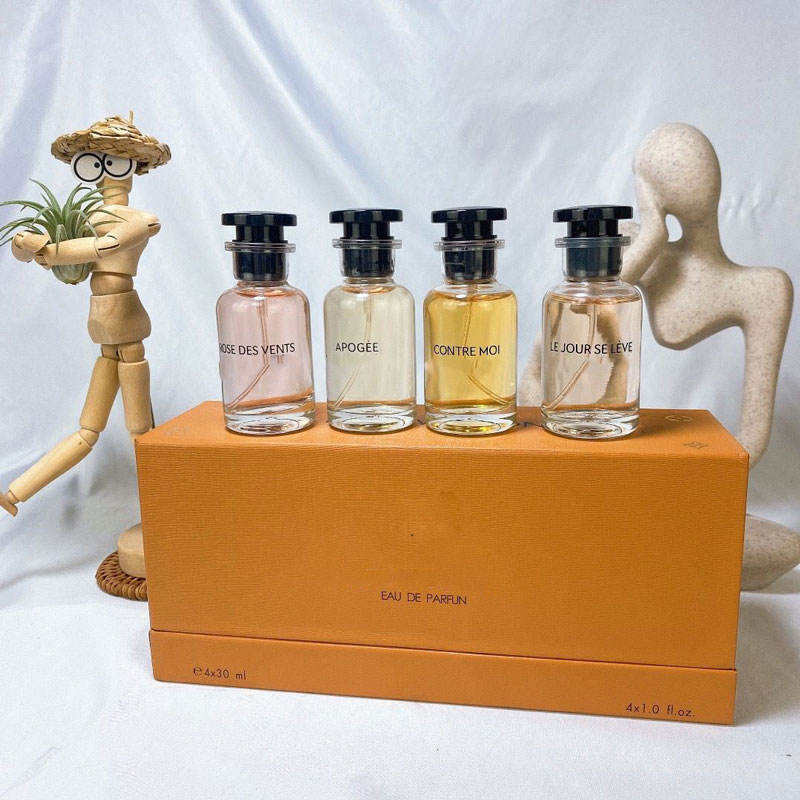 4*30ml Brand Perfume Lasting Smell Top Quality Fragrance Mini Perfume Gift Set Box Fragrance Perfume