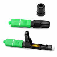 Adaptador de Fibra Óptica Monomodo Rápido ZAWEDA CT001 LC para Redes FTTH 4G