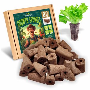Kit de esponjas de inicio de plántulas compatibles con <span class=keywords><strong>IDOO</strong></span>, 80 Uds., tamaño pequeño, esponjas de crecimiento de raíces de repuesto, vainas para uso de plantas hidropónicas - Product Image 1