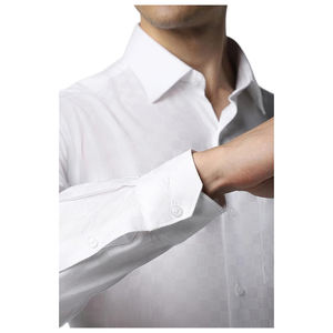 Chemise décontractée pour homme de haute qualité, col rabattu confortable, 100% coton, respirante, séchage rapide, écologique, anti-froissement - Product Image 6