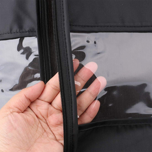 <span class=keywords><strong>Housse</strong></span> <span class=keywords><strong>de</strong></span> rangement suspendue réutilisable en tissu Oxford <span class=keywords><strong>pour</strong></span> vêtements, anti-humidité et anti-poussière, avec fenêtre transparente et fermeture éclair, organisateur <span class=keywords><strong>de</strong></span> placard - Product Image 5