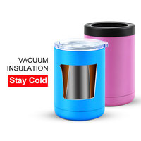 Gobelet de voyage isolé en acier inoxydable, tasses à double paroi pour impression sublimation, blanc, 20 pièces, en vrac