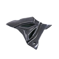 Coque de protection d'engrenage en fibre de carbone 3K pour moto S1000RR, accessoires modifiés avec finition brillante en noir/gris 2019