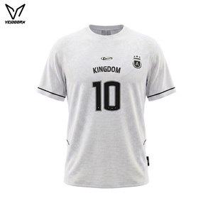 Maglia <span class=keywords><strong>da</strong></span> <span class=keywords><strong>Calcio</strong></span> Personalizzata con Logo Numero 10 per Uomo Traspirante ad Asciugatura Rapida in Poliestere Manica Corta per Allenamento Squadra di <span class=keywords><strong>Calcio</strong></span> - Product Image 4