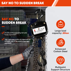 Éléphant Marque 1.5ton 3m Manuel Chaîne Bloc Palans Usine Fabricant Produit - Product Image 6