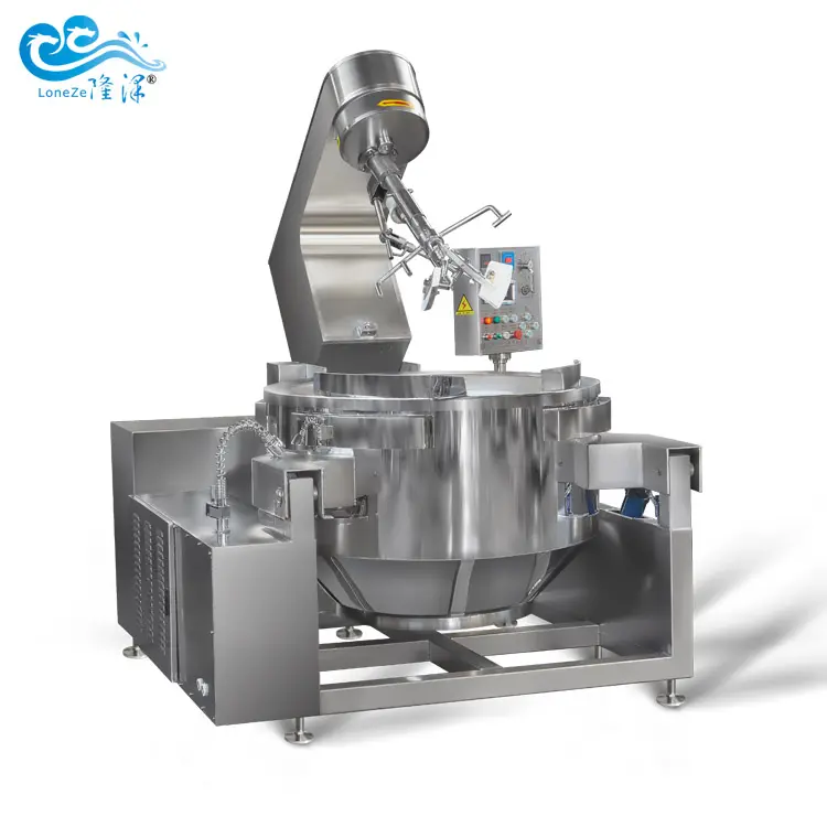 चीन स्टेनलेस स्टील अंडा खाना पकाने मिक्सर मशीन तख्ताबंदीवाला केतली फैक्टरी मूल्य के साथ