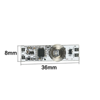CE RoHS approuvé 3.3.7 V-24V 10A interrupteur de capteur tactile inductif LED contrôle de gradation co-capteurs de mouvement actifs pour lampes