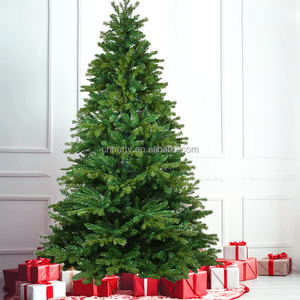 Cây thông Noel nhân tạo chất lượng cao màu xanh lá cây, làm từ PVC+PE, được sản xuất theo yêu cầu của nhà sản xuất, dùng trang trí Giáng sinh tại nhà - Product Image 1