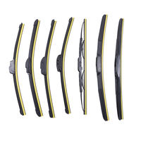 Limpiaparabrisas de coche sin hueso multifunción para todas las estaciones Escobilla de limpiaparabrisas doble suave universal 1 pieza Audi Corolla Rav4 24,16