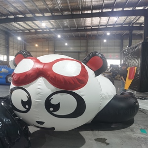 Bote Inflable Giratorio con Forma de <span class=keywords><strong>Panda</strong></span> para Discoteca Acuática, Remolcable, para Complejos Turísticos, Alquileres y Deportes Acuáticos - Product Image 4